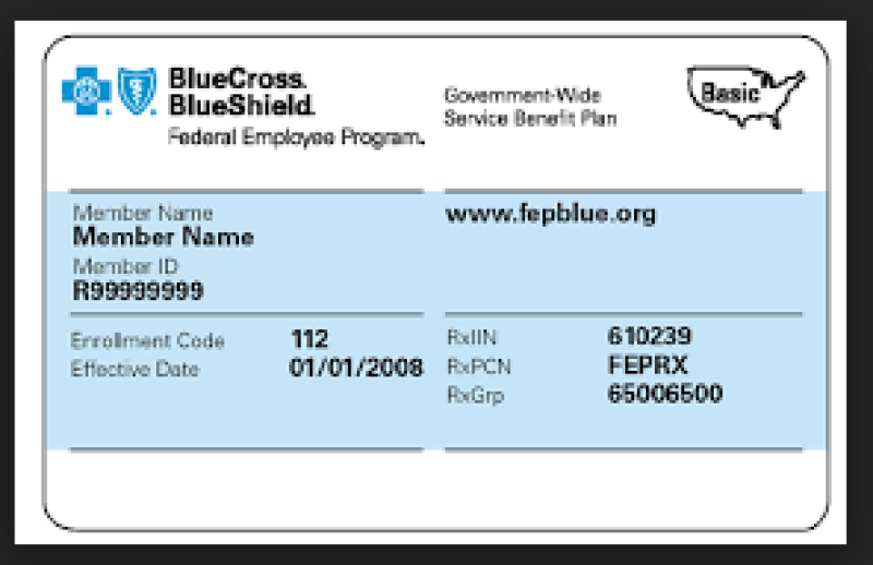 Anthem Blue Cross Blue Shields Card For Federal Workers