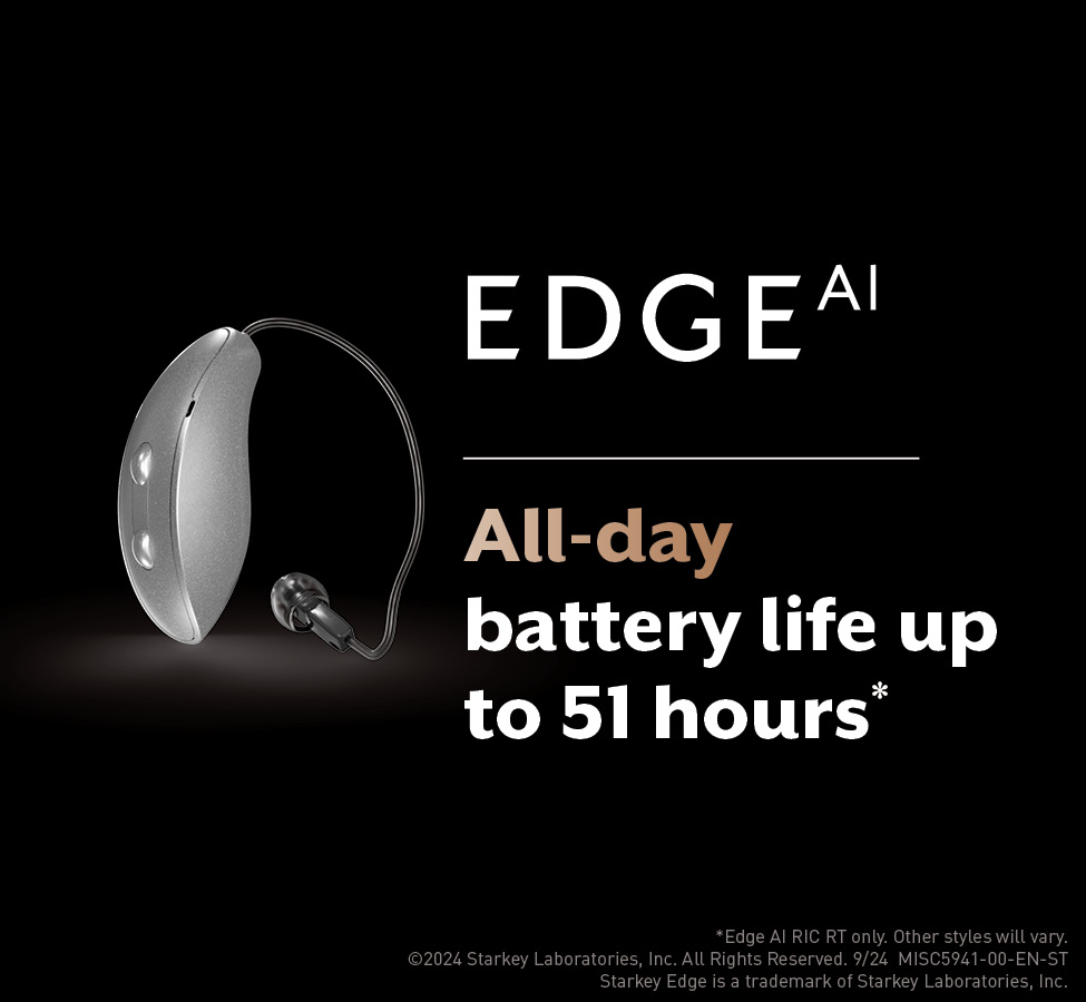 Starkey Edge AI Battery Percentage